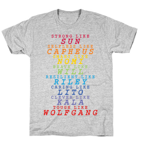 Sun Capheus Nomi Will Riley Lito Kala Wolfgang T-Shirt