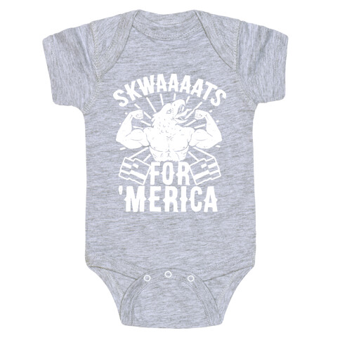 Skwaaaats For 'Merica Baby One-Piece