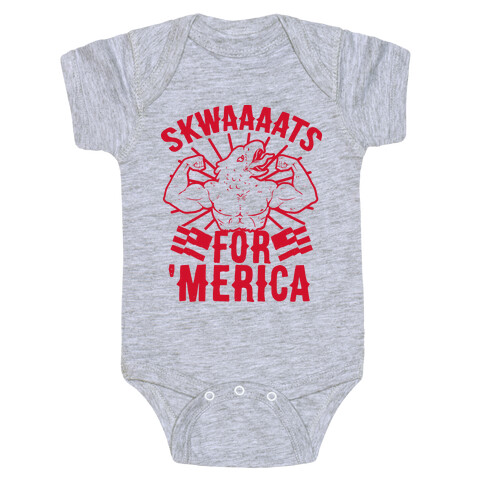 Skwaaaats For 'Merica Baby One-Piece