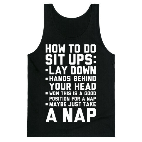 How To Do Sit Ups Tank Top