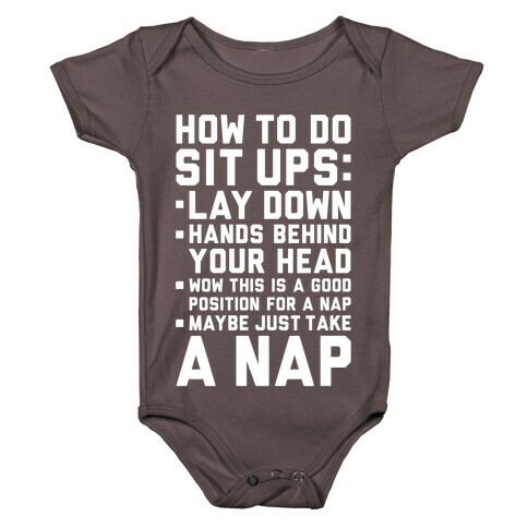 How To Do Sit Ups Baby One-Piece