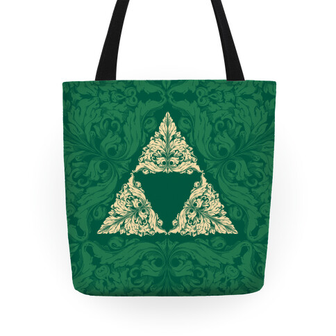 Floral Triforce Tote