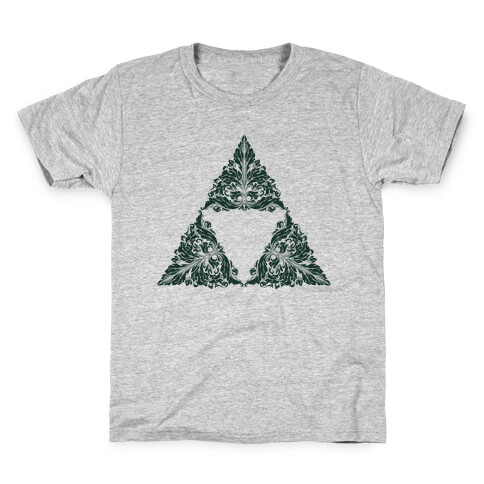 Floral Triforce Kids T-Shirt