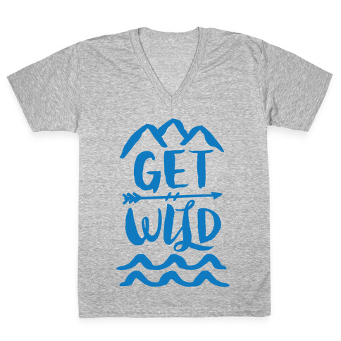 Get Wild V-Neck Tee Shirt