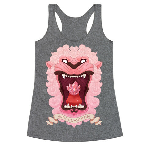 Gem Guardian Lion Racerback Tank Top