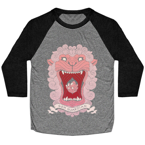 Gem Guardian Lion Baseball Tee