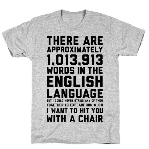 Hit You With A Chair T-Shirt