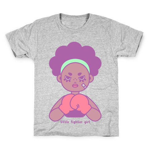 Little Fighter Girl Kids T-Shirt