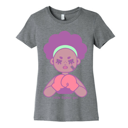 Little Fighter Girl Womens T-Shirt