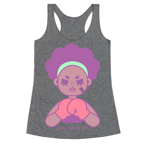 Little Fighter Girl Racerback Tank Top