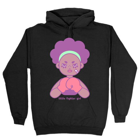 Little Fighter Girl Hooded Sweatshirt