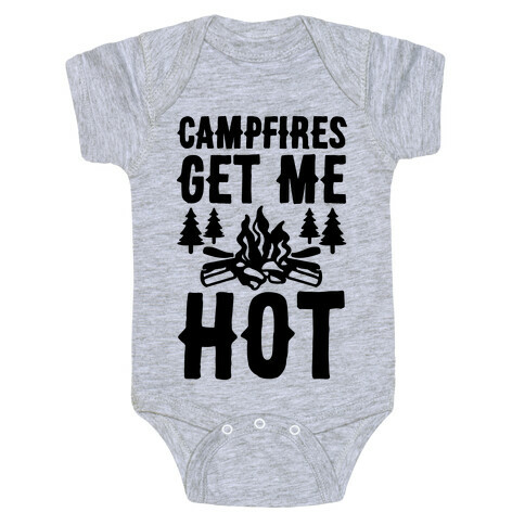 Campfires Get Me Hot Baby One-Piece