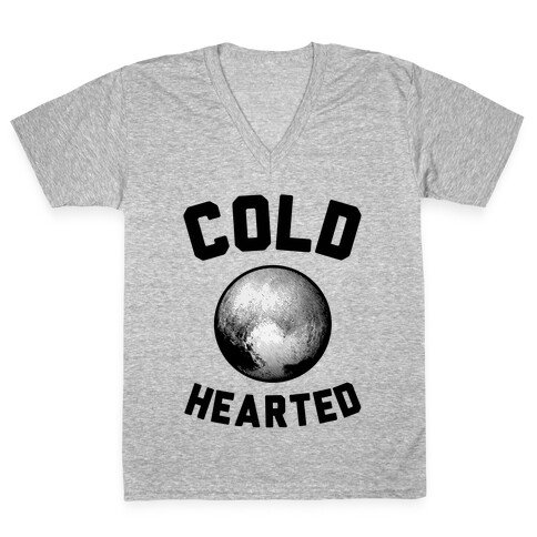 Cold Hearted Pluto V-Neck Tee Shirt