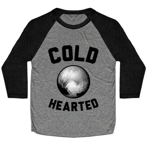 Cold Hearted Pluto Baseball Tee