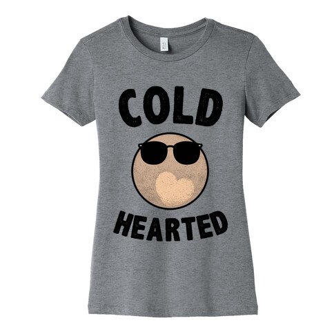 Cold Hearted Pluto Womens T-Shirt