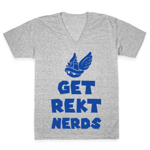 Get Rekt Nerds V-Neck Tee Shirt