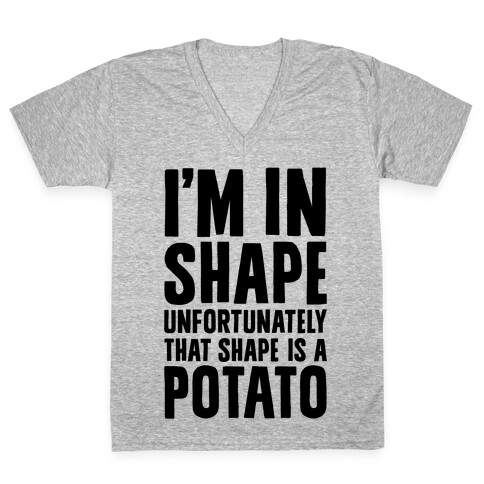 In Shape Potato V-Neck Tee Shirt