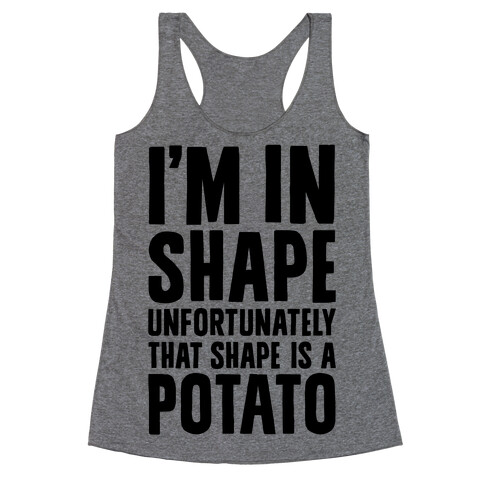 In Shape Potato Racerback Tank Top