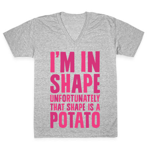 In Shape Potato V-Neck Tee Shirt