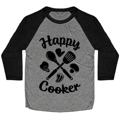 Happy Cooker Baseball Tee