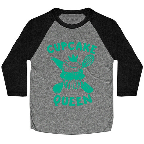 Cupcake Queen Baseball Tee