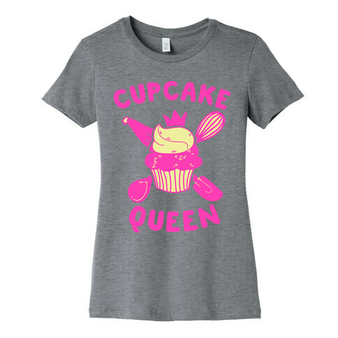 Cupcake Queen Womens T-Shirt