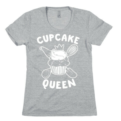Cupcake Queen Womens T-Shirt