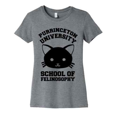 Purrinceton University School Of Felinosophy Womens T-Shirt