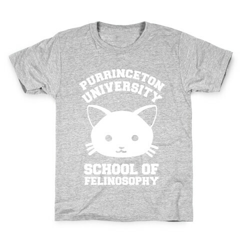 Purrinceton University School Of Felinosophy Kids T-Shirt