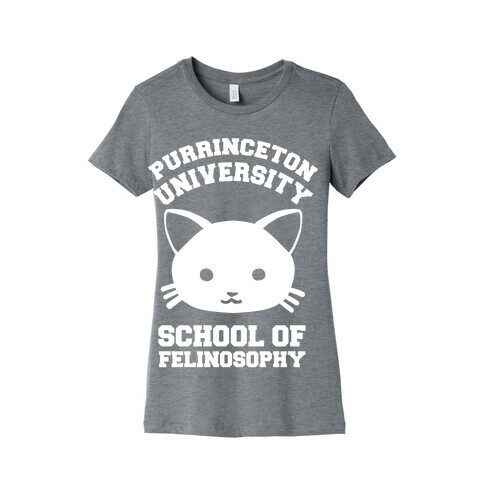 Purrinceton University School Of Felinosophy Womens T-Shirt