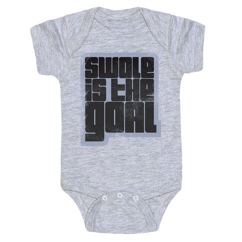 Swole is the Goal (athletic junior) Baby One-Piece