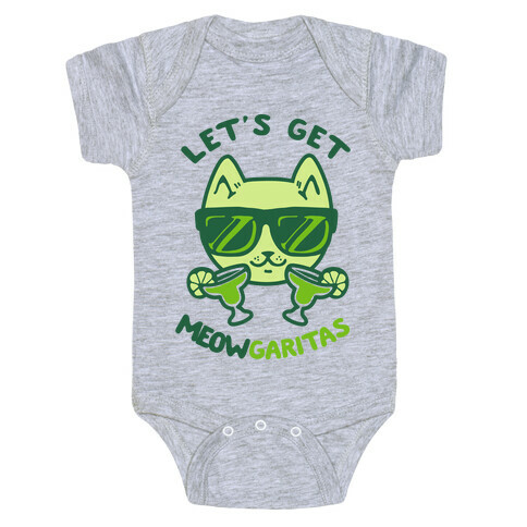 Let's Get Meowgaritas Baby One-Piece