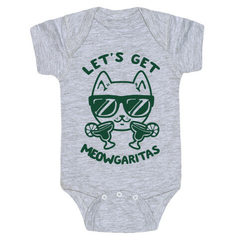 Let's Get Meowgaritas Baby One-Piece