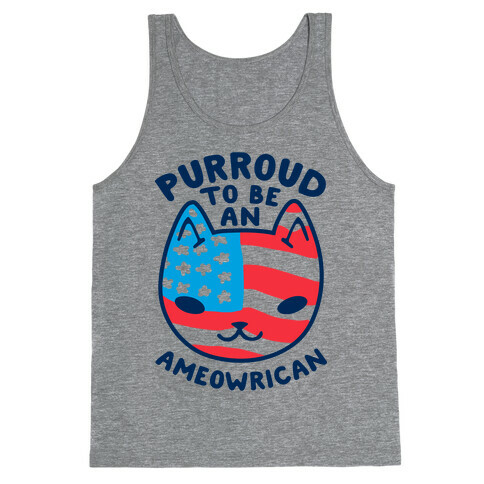 Purroud to be an Ameowrican Tank Top