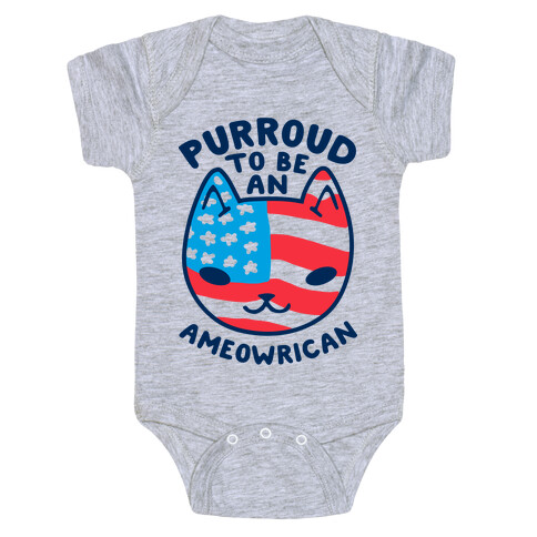 Purroud to be an Ameowrican Baby One-Piece