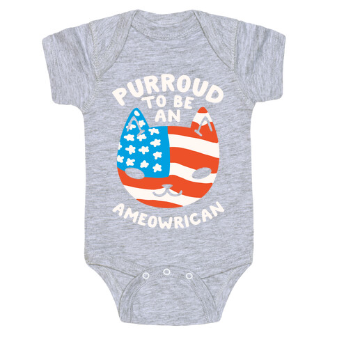 Purroud to be an Ameowrican Baby One-Piece