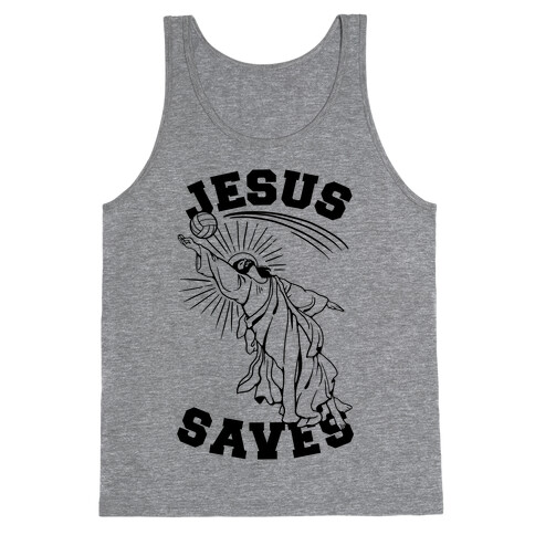 Jesus Saves (Volleyball) Tank Top