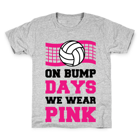 On Bump Days We Wear Pink Kids T-Shirt