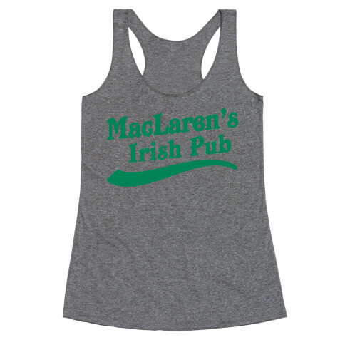 MacLaren's Irish Pub Racerback Tank Top