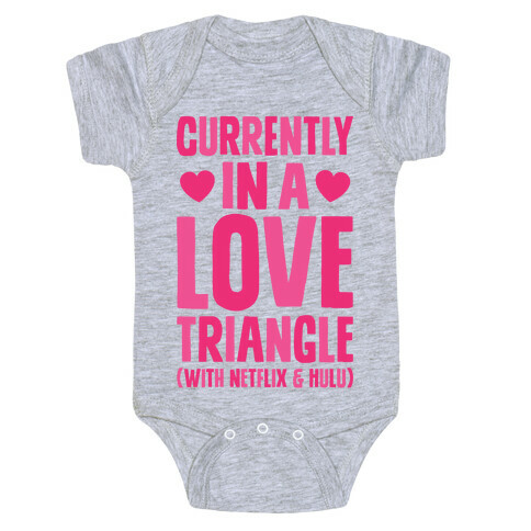 Love Triangle Baby One-Piece