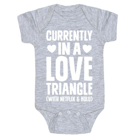 Love Triangle Baby One-Piece