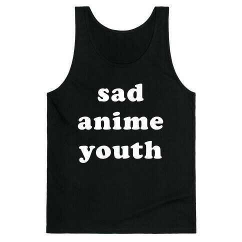 Sad Anime Youth Tank Top