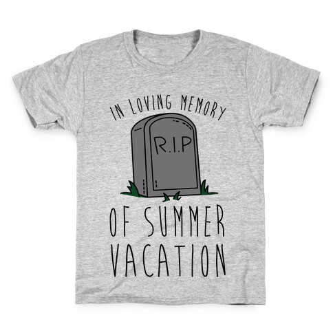 In Loving Memory Of Summer Vacation Kids T-Shirt