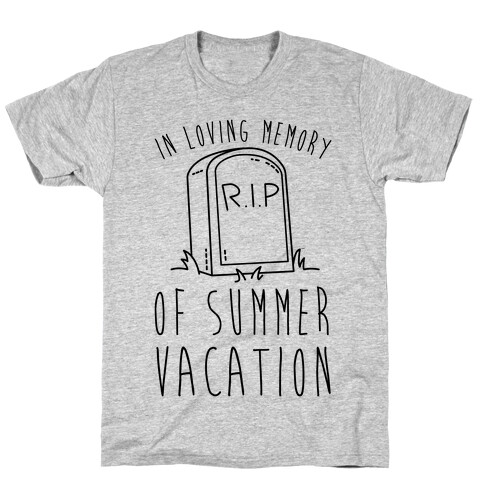 In Loving Memory Of Summer Vacation T-Shirt