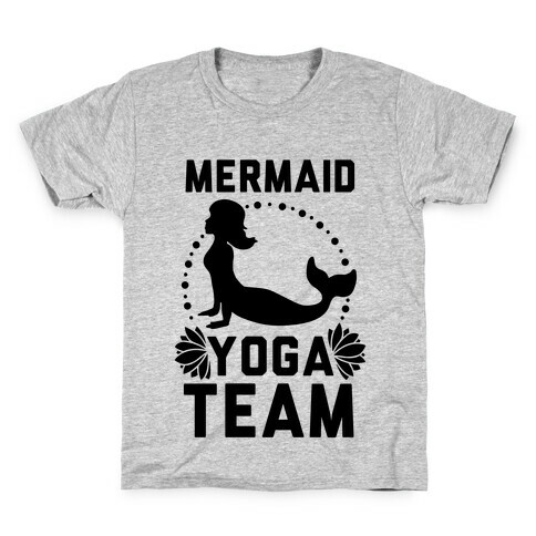 Mermaid Yoga Team Kids T-Shirt