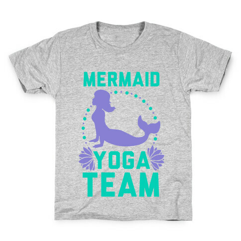 Mermaid Yoga Team Kids T-Shirt