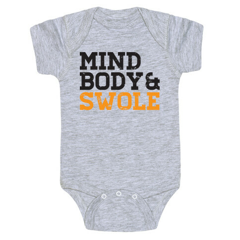 Mind Body and Swole Baby One-Piece