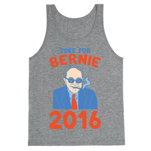 Toke For Bernie 2016 Tank Top