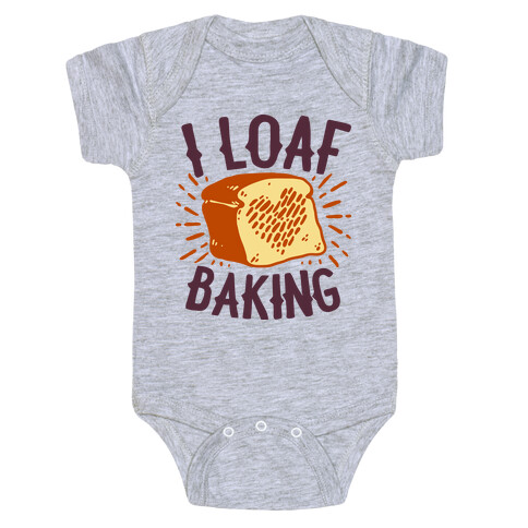 I Loaf Baking Baby One-Piece