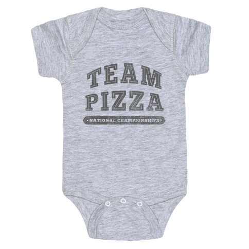 Team Pizza Baby One-Piece